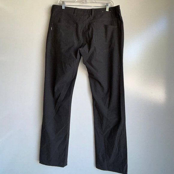 LINKSOUL Charcoal Gray Flat Board Walker Performance Golf Pants Size 34x32 ~EUC - Picture 5 of 8